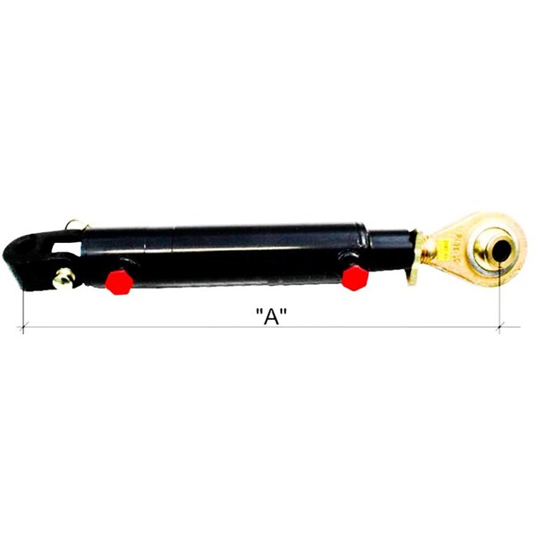 Aftermarket Hydraulic Top Link Assembly w/Hoses Fits Kubota Fits Ford Fits Massey Fits Case HYM40-1660 - main